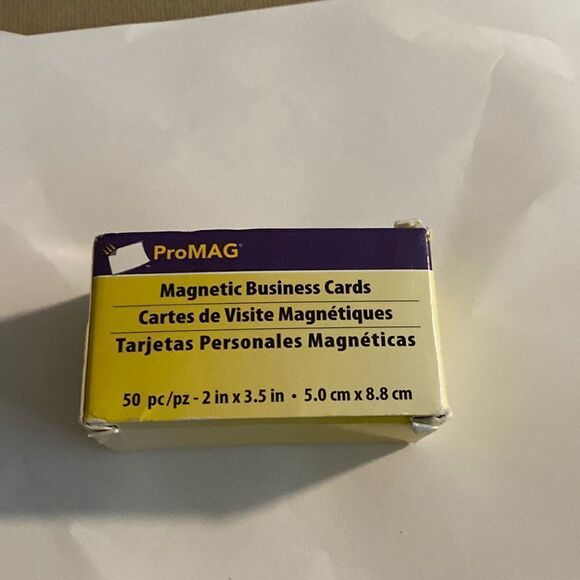 Pro mag magnet business cards 50 pieces new - Picture 1 of 4